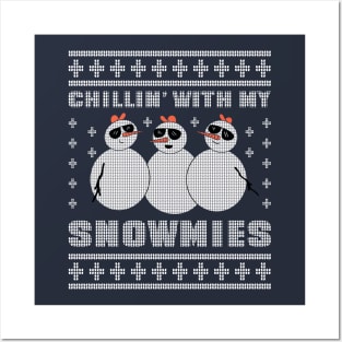 Chilling Snowmies Posters and Art